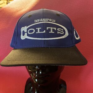 Vintage Indianapolis Colts NFL Gameday Hat Cap Snapback 1990's Drew Pearson New